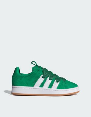 Зеленые кроссовки с кружевом adidas Originals Campus 00s Adidas