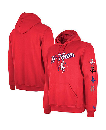 Мужской красный пуловер с капюшоном Houston Rockets 2023/24 City Edition Big and Tall New Era