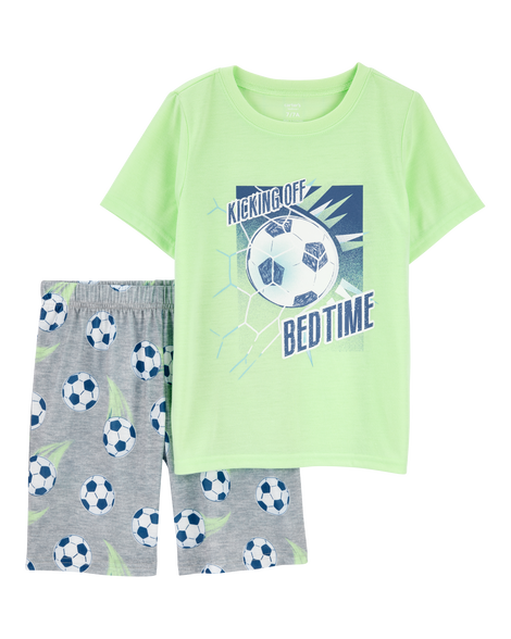 Kid 2-Piece Soccer Print Loose Fit Pajamas Carter's