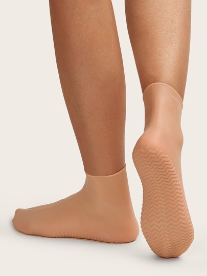 1 пара противоскользящие отбеливающие и увлажняющие силиконовые носки SHEIN