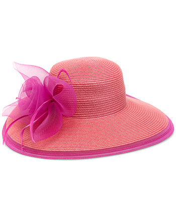 Женская нарядная шляпа с широкими полями BELLISSIMA