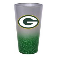 Green Bay Packers 16oz. Crackle Pint Glass Unbranded