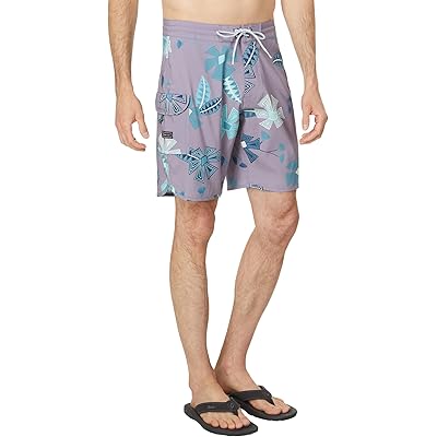 Шорты Vissla Tribal Tropics 18,5 дюймов, с кулиской, из 50% переработанного полиэстера, с комфортной четырёхсторонней растяжкой Vissla