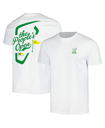 Мужская белая футболка WM Phoenix Open The People's Open Barstool Golf