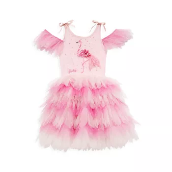 Маленькая девочка &amp;amp; Барби для девочек&#8482; Платье-пачка Flamingo-Go TUTU DU MONDE