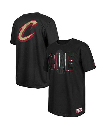 Мужская черная футболка Cleveland Cavaliers 2023/24 City Edition Elite Pack New Era