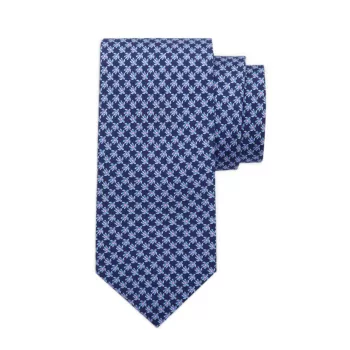 Черепаховый шелковый галстук Ferragamo