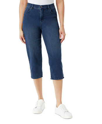 Женские джинсы-капри прямого кроя с высокой посадкой Amanda Gloria Vanderbilt