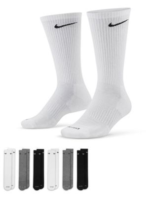 Набор из шести разноцветных носков Nike Everyday Cushioned Nike
