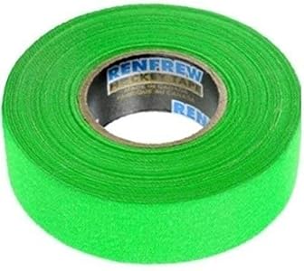 Renfrew Scapa Tapes Renfrew Bright or Patterned Cloth Hockey Tape - 1 Inch - Bright Green - 1 Inch Renfrew