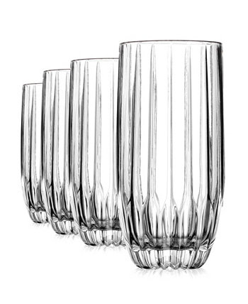 Плиссированные стаканы для хайболла, набор из 4 шт. Godinger