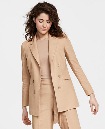 Women's Faux-Double-Breasted Long-Sleeve Blazer, Created for Macy's Bar III