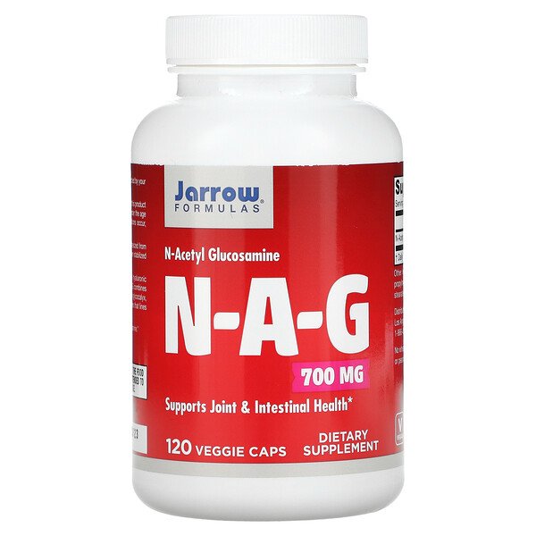 NAG, 700 мг, 120 растительных капсул Jarrow Formulas