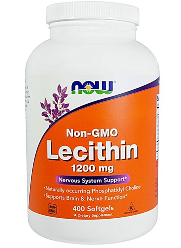 Лецитин - 1200 мг - 400 мягких капсул - NOW Foods NOW Foods