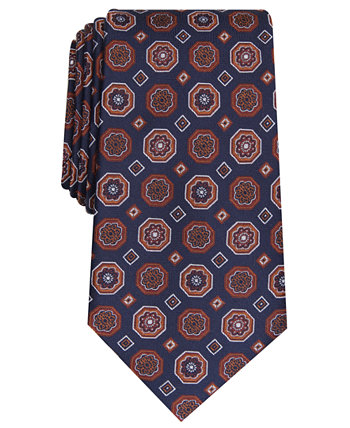 Мужской классический шелковый галстук с медальоном, созданный для Macy's Tasso Elba