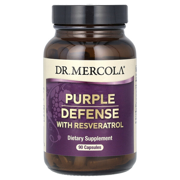 Purple Defense с Ресвератролом - 90 капсул - Dr. Mercola Dr. Mercola