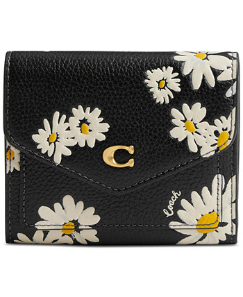 Wyn Floral Print Leather Small Wallet COACH