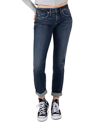 Джинсы-бойфренды со средней посадкой и узкими штанинами Silver Jeans Co.