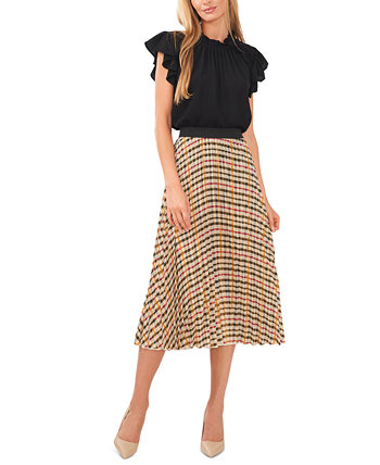 Женская плиссированная юбка с эластичной талией CeCe