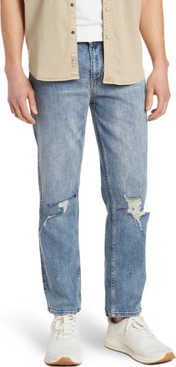 Узкие прямые джинсы из денима Oliver Logan