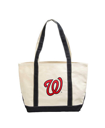 Women's Washington Nationals Canvas Tote Bag Logo Brand