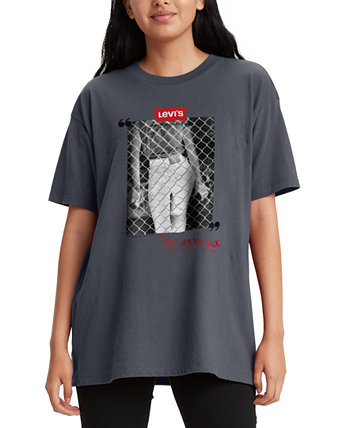 Женская хлопковая футболка с графическим принтом Levi's®