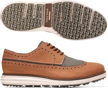 Мужские Бутсы и обувь с шипами Cole Haan Original Grand Wingtip Golf Oxford Cole Haan