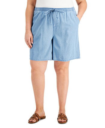 Хлопковые шорты Gemma, созданные для Macy's Karen Scott