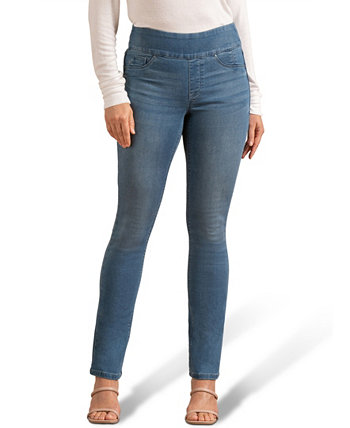 Женские трикотажные чистые прямые брюки с джинсами Cambre с поясом Laurie Felt - Los Angeles