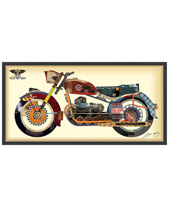 Настенный коллаж с объемным рисунком "Holy Harley" - 25 "x 48" Empire Art Direct