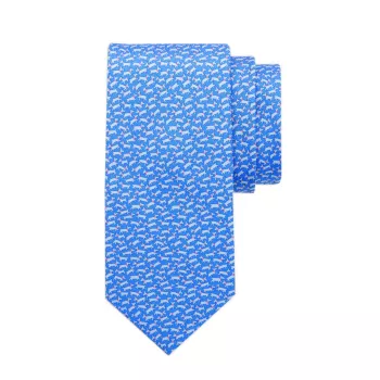 Шелковый галстук для собак Ferragamo