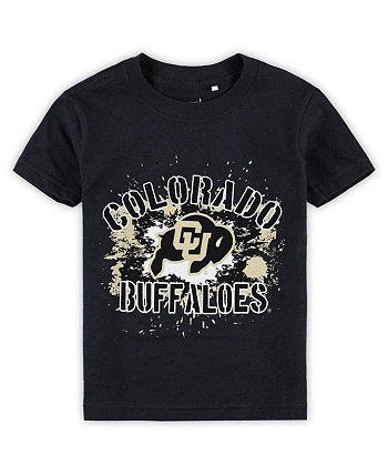 Toddler Boys and Girls Black Colorado Buffaloes Toni T-shirt Garb
