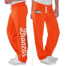 Женские флисовые брюки G-III 4Her by Carl Banks Orange Denver Broncos Scrimmage In The Style