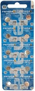 Часовая батарейка тип 396, серебряно-оксидная, 32 мАч, 1.55 В, 1 шт. Renata Batteries