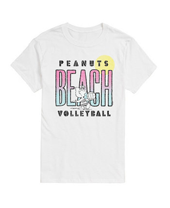 Hybrid Apparel Peanuts Beach Volleyball Mens Short Sleeve Tee AIRWAVES