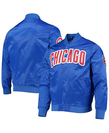 Мужская атласная куртка Royal Chicago Cubs с надписью Wordmark Full-Snap Pro Standard