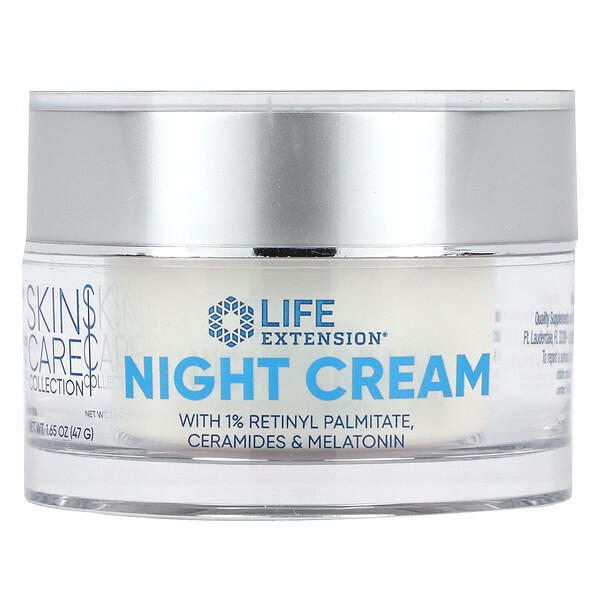 Skin Care Collection, Night Cream , 1.65 oz (47 g) Life Extension