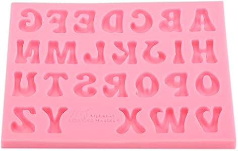 Alphabet, Silicone Chocolate, Letter Silicone Candy Handmade DIY Tool for Handmade Chocolate Candy Soap Yosoo Health Gear