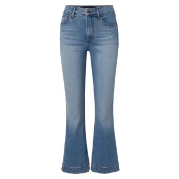 Укороченные джинсы-ботинки Carson с высокой посадкой и эластичной талией VERONICA BEARD