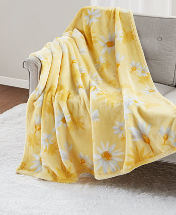 Cozy Plush Printed Throw, 50" x 70", Created for Macy's Premier Comfort