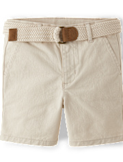 Boys Belted Chino Shorts The Children`s Place