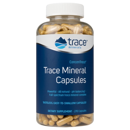 Trace Minerals Research Concentrace Trace Mineral Capsules -- 270 Capsules Trace Minerals ®