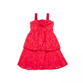 Маленькая девочка &amp;amp; Ярусное платье Valentina для девочки Marchesa Notte