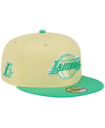 Мужская желто-зеленая кепка Los Angeles Lakers 9FIFTY New Era