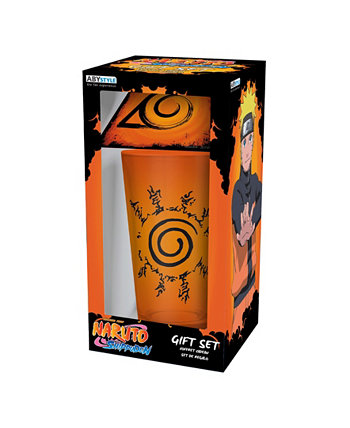 Naruto Shippuden Konoha Glass and Coaster Gift Set, 2 Piece ABYSTYLE