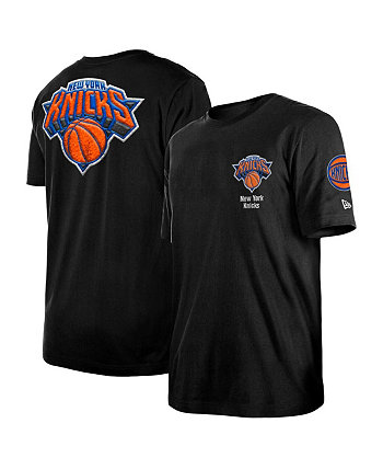 Мужская черная футболка New York Knicks 2022/23 City Edition Elite Pack New Era