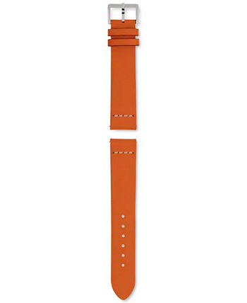 Оранжевый кожаный ремешок для часов Captain Cook, 37 мм Rado
