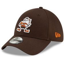 Мужская шапка New Era Brown Cleveland Browns Team Classic 2.0 39THIRTY Flex Hat New Era