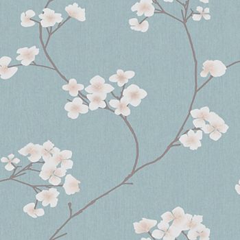 Transform Blossom Blue Peel and Stick Wallpaper Transform