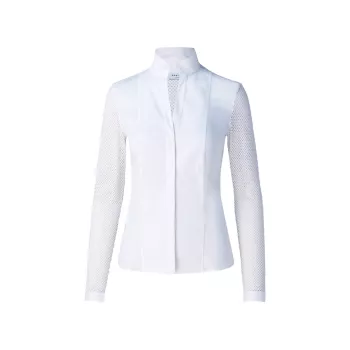 Блуза с сетчатыми рукавами Elements Akris punto